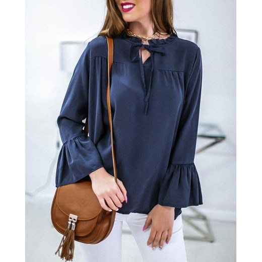 BLUZKA SILVANO NAVY BLUE uniwersalny Butik Latika