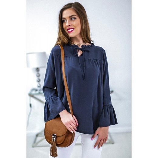 BLUZKA SILVANO NAVY BLUE uniwersalny Butik Latika