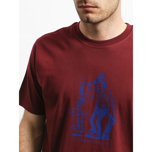 T-shirt Turbokolor No Love (burgund)