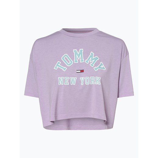Tommy Jeans - T-shirt damski, lila Tommy Jeans  S vangraaf