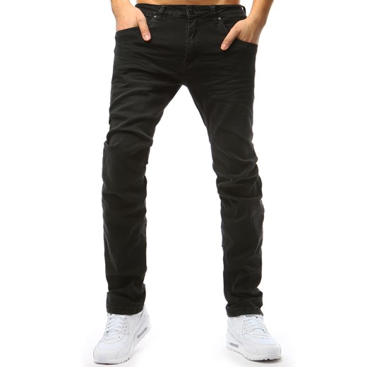 Spodnie męskie jeansowe czarne (ux1791)  Dstreet 40 