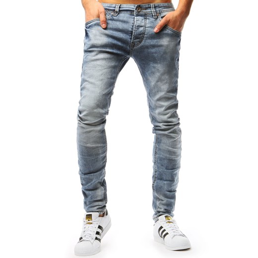 Spodnie męskie jeansowe niebieskie (ux1806) Dstreet  32 