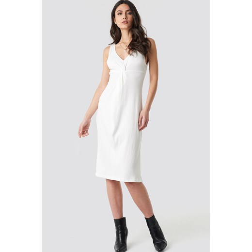 Sukienka NA-KD biała midi 