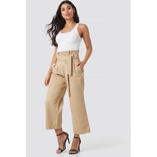Spodnie damskie NA-KD Trend wiosenne 