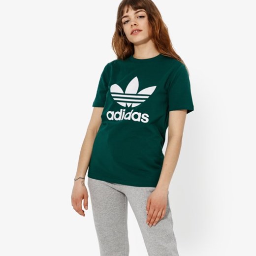 Bluzka damska Adidas z krótkimi rękawami zielona 