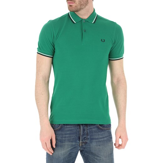 Fred Perry Koszulka Polo dla Mężczyzn, zielony, Bawełna, 2019, L M S XL Fred Perry  L RAFFAELLO NETWORK