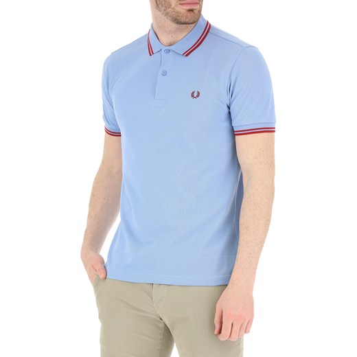 Fred Perry Koszulka Polo dla Mężczyzn, niebieskie niebo, Bawełna, 2019, L M S XL Fred Perry  XL RAFFAELLO NETWORK