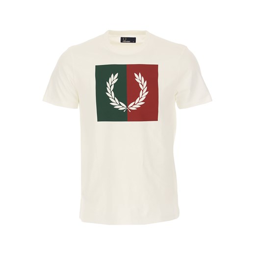 T-shirt męski Fred Perry z nadrukami z krótkim rękawem 