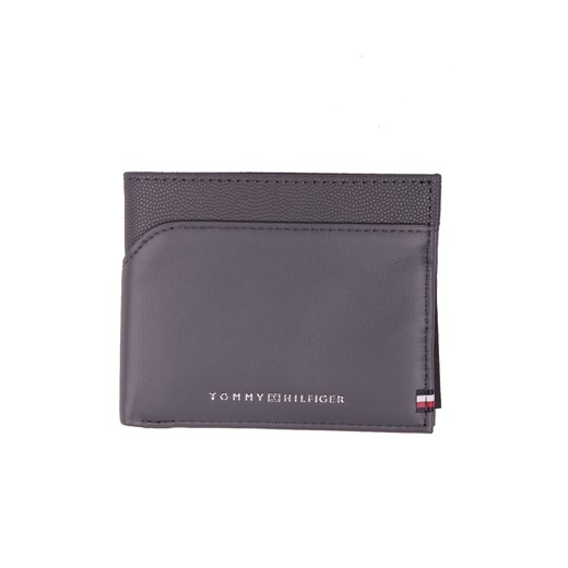 Tommy Hilfiger szary portfel męski BI-Material Mini CC Wallet Smoked Pearl Tommy Hilfiger   Differenta.pl