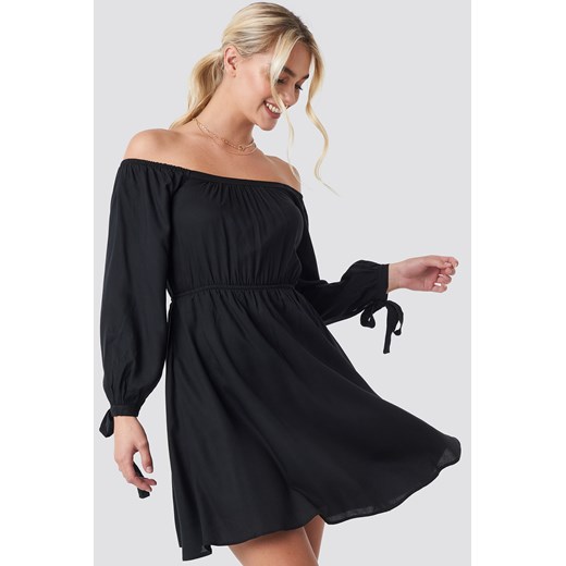 Trendyol Carmen Collar Dress - Black  Trendyol 40 NA-KD