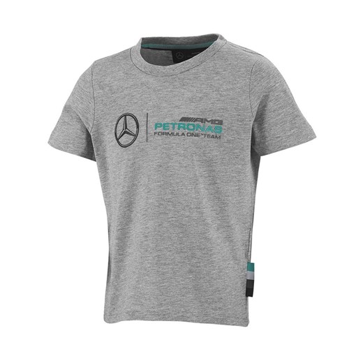 Koszulka t-shirt dziecięcy Logo szary Mercedes AMG Petronas F1 Mercedes Amg Petronas F1 Team  140 CM (DZIECI) gadzetyrajdowe.pl