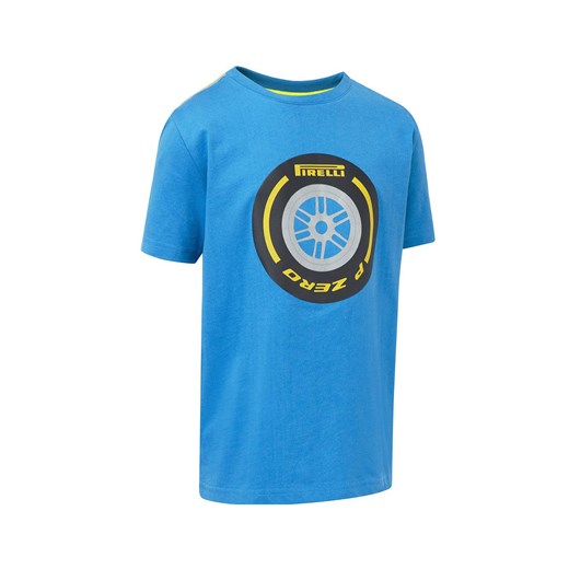 Koszulka T-shirt dziecięcy niebieska Pirelli  Pirelli M (dzieci) gadzetyrajdowe.pl