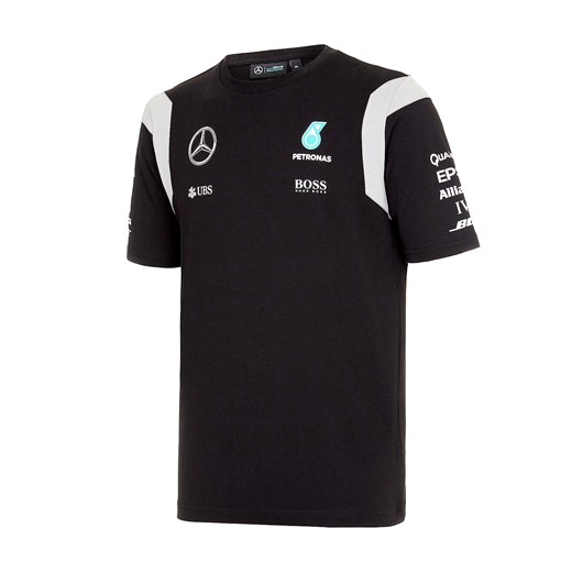 Koszulka t-shirt męski czarny Team Mercedes AMG Petronas F1 Fan Wear Mercedes Amg Petronas F1 Team  S gadzetyrajdowe.pl