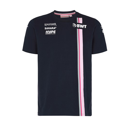 T-shirt męski Force India z krótkimi rękawami 