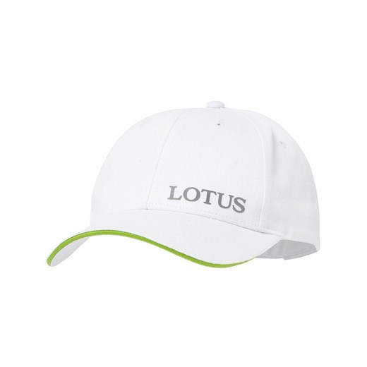 Czapka baseballowa męska Logo biała Lotus Cars Lotus Cars  uniwersalny gadzetyrajdowe.pl