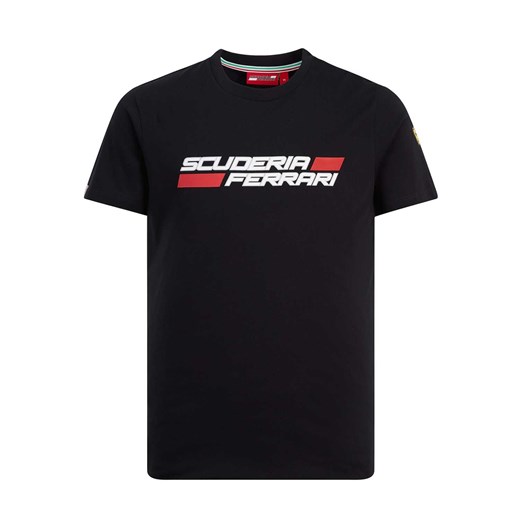 Koszulka T-shirt męska czarna Logo Scuderia Ferrari 2019  Scuderia Ferrari F1 Team L gadzetyrajdowe.pl