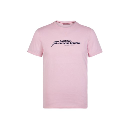 Koszulka T-shirt męska Logo różowa Sahara Force India F1 Team Force India  S gadzetyrajdowe.pl