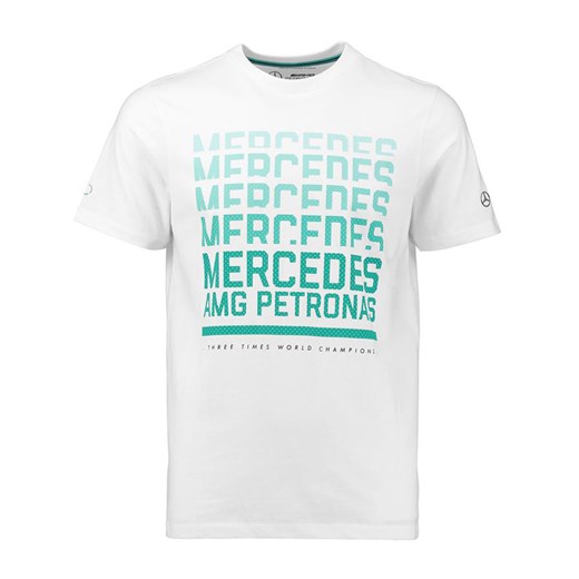 Koszulka T-shirt męski Graphics biała Mercedes AMG Petronas F1 Team  Mercedes Amg Petronas F1 Team L gadzetyrajdowe.pl