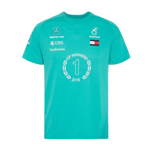 Koszulka T-shirt męska Winner zielona Mercedes AMG Petronas F1 Team  Mercedes Amg Petronas F1 Team M gadzetyrajdowe.pl