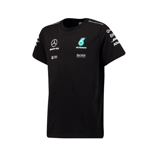 Koszulka t-shirt dziecięcy czarny Mercedes AMG Petronas F1 Team  Mercedes Amg Petronas F1 Team 116 CM (DZIECI) gadzetyrajdowe.pl