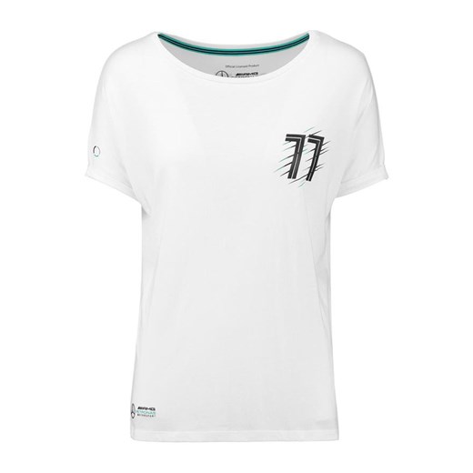 Koszulka t-shirt damski Valtteri Bottas 77 biała Mercedes AMG Petronas F1  Mercedes Amg Petronas F1 Team L gadzetyrajdowe.pl