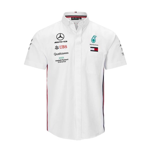 Koszula męska biała Team Mercedes AMG Petronas Motorsport F1 2019 Mercedes Amg Petronas F1 Team  XL gadzetyrajdowe.pl