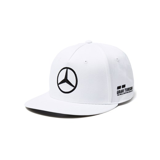 Czapka Baseballowa Lewis Hamilton Flat Brim biała Mercedes AMG Petronas F1 Team Mercedes Amg Petronas F1 Team  uniwersalny gadzetyrajdowe.pl