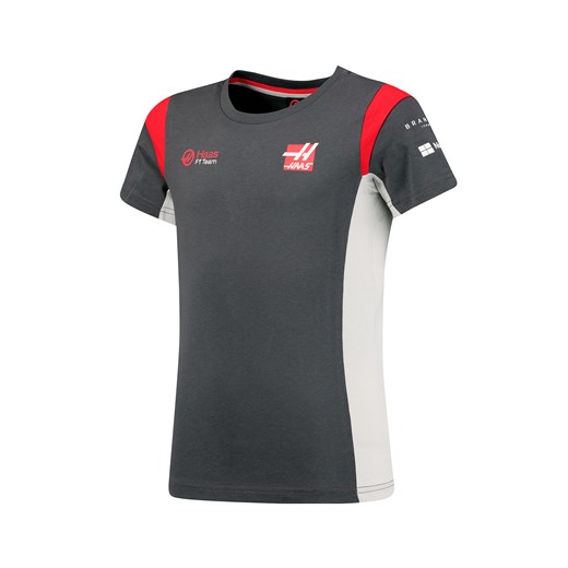 Koszulka T-shirt dziecięcy Haas F1 Team  Haas F1 Team 128 CM (DZIECI) gadzetyrajdowe.pl
