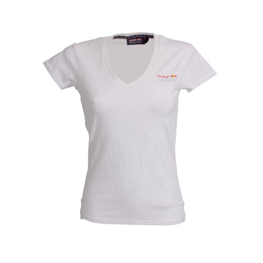 Koszulka T-shirt damski V-neck biała Infiniti Red Bull Racing Fan Wear Red Bull Racing F1 Team  L gadzetyrajdowe.pl