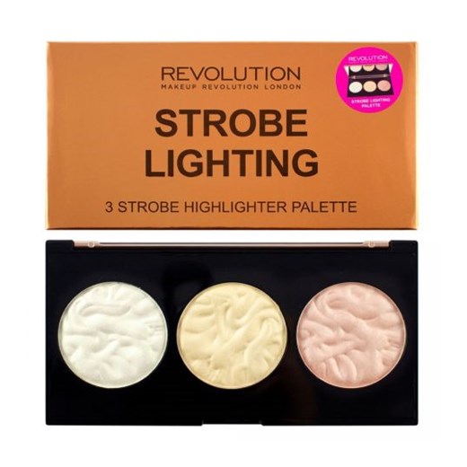 Makeup Revolution Strobe Lighting Palette Rozświetlacze do twarzy 15 g Makeup Revolution   Horex.pl promocyjna cena 