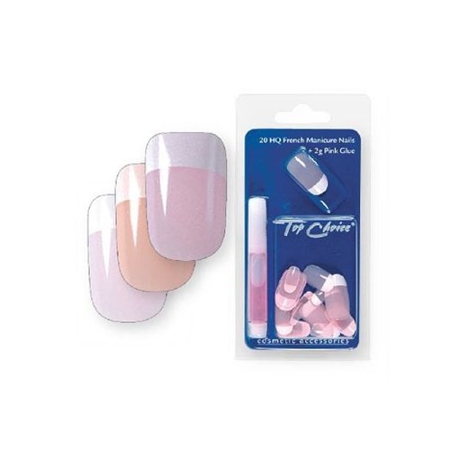 Top Choice French Manicure sztuczne paznokcie beż (7866B) 1 op.  Top Choice  Horex.pl