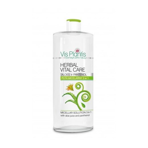 Vis Plantis Herbal Vital Care płyn micelarny do twarzy szyi i dekoltu aloes + pantenol 500 ml  Vis Plantis  Horex.pl okazja 