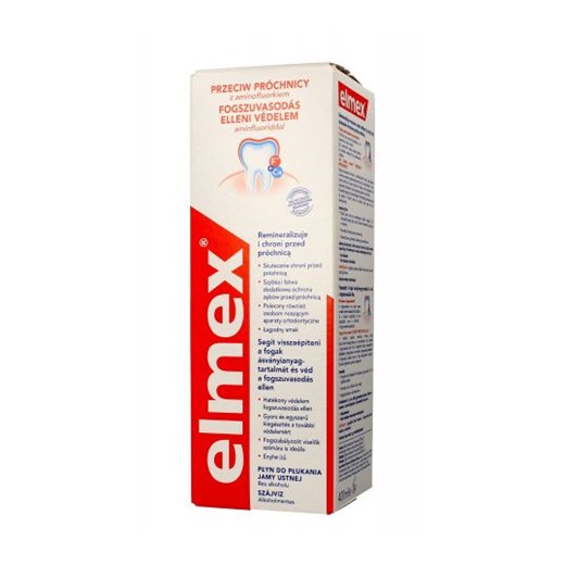 Elmex płyn do płukania jamy ustnej przeciw próchnicy 400 ml  Elmex  Horex.pl okazyjna cena 