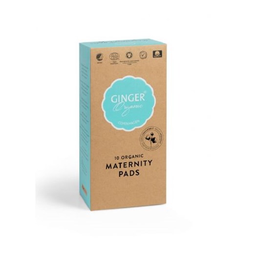 Ginger Organic Maternity Pads podkłady poporodowe 10szt  Ginger Organic  Horex.pl