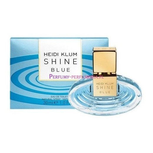 Heidi Klum Shine Blue 50ml W Woda toaletowa perfumy-perfumeria-pl niebieski bergamotka