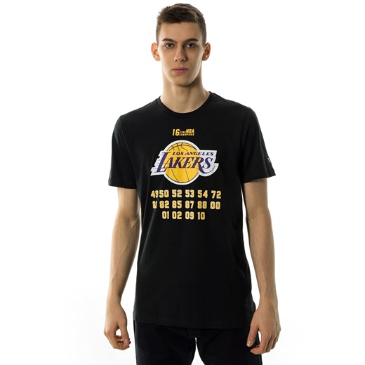 Koszulka męska New Era t-shirt SS NBA Team Champion Los Angeles Lakers black  New Era XL matshop.pl