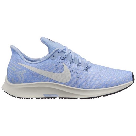 Buty sportowe damskie Nike do biegania zoom bez wzorów1 wiązane niebieskie 