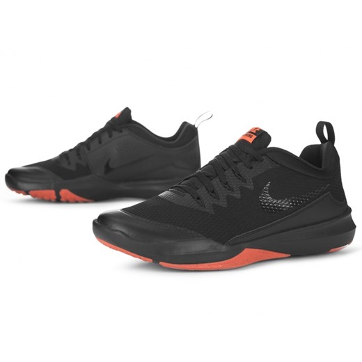 Buty sportowe męskie czarne Nike sznurowane z tkaniny 
