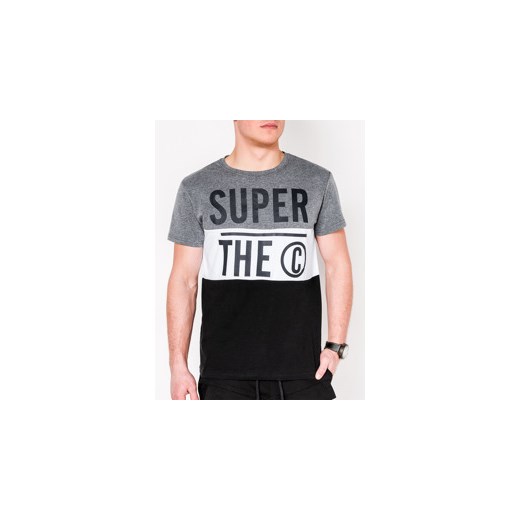 T-shirt męski Ombre Clothing młodzieżowy z krótkimi rękawami 