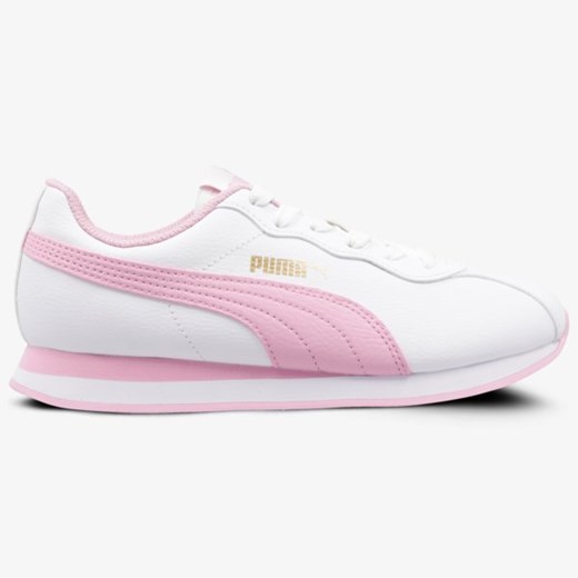 Buty sportowe damskie białe Puma na fitness wiosenne bez wzorów płaskie 