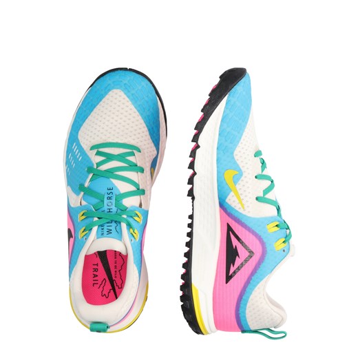 Buty sportowe damskie Nike do biegania zoom wielokolorowe płaskie bez wzorów 