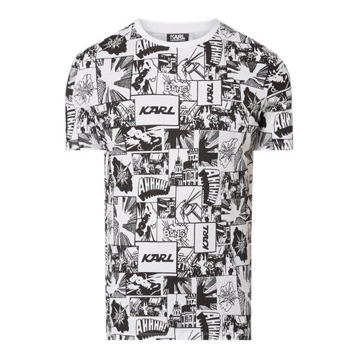 T-shirt męski Karl Lagerfeld z bawełny z krótkim rękawem 