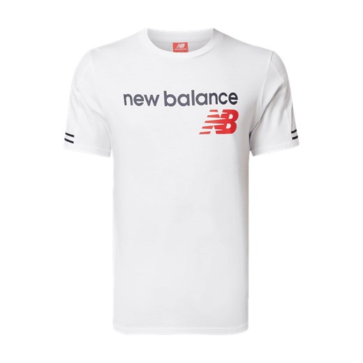 T-shirt męski New Balance w nadruki z krótkim rękawem 