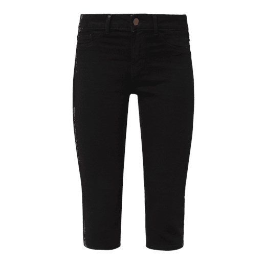Barwione jeansy capri o kroju regular fit Pieces  L Peek&Cloppenburg 
