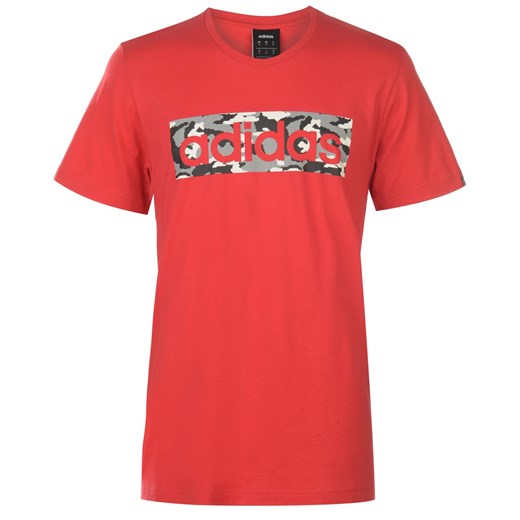 Koszulka z krótkim rekawem adidas Camo Logo T Shirt Mens