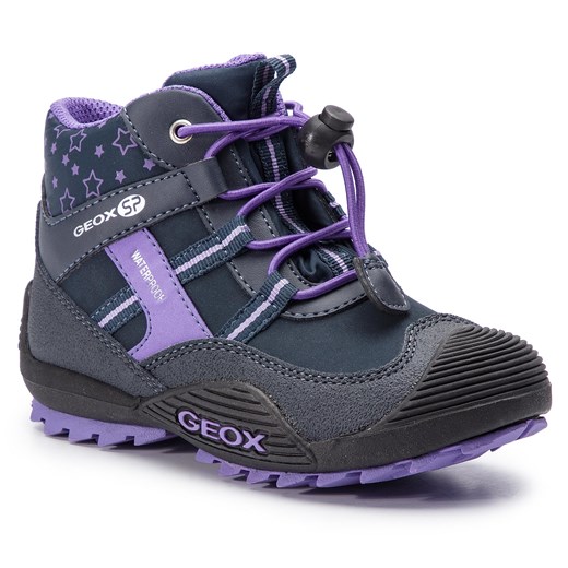 Buty zimowe dziecięce Geox sznurowane 