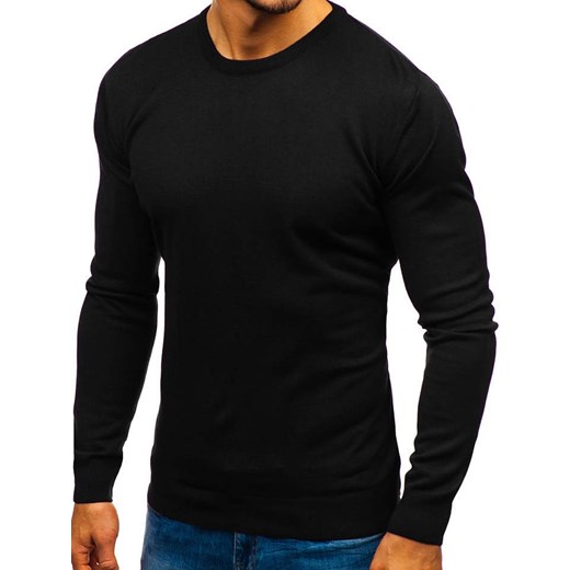 Sweter męski czarny Denley 2300  Denley XL promocyjna cena  