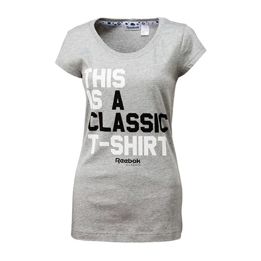 Koszulka Reebok Classic This Is A Classic damska t-shirt sportowy z nadrukiem