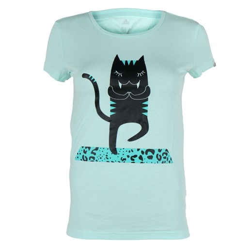Koszulka Adidas Yoga Cat damska t-shirt treningowy fitness