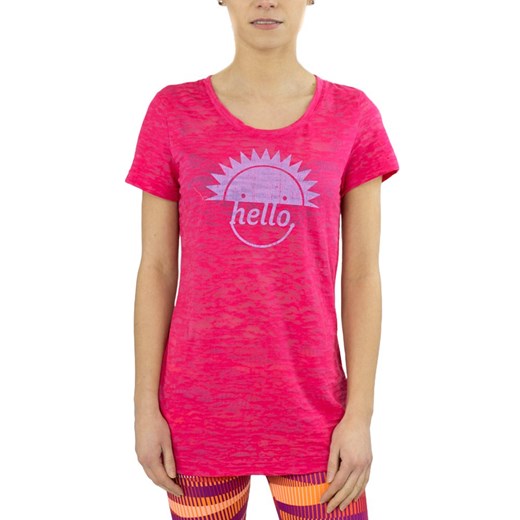Koszulka Reebok RH Burnout damska t-shirt przedłużany sportowy termoaktywny